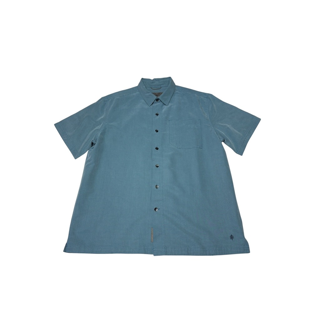 Lot of 3 Royal Robbins Mens L Relaxed Fit Short Sleeve Button Down Shirt Blue - Picture 5 of 12